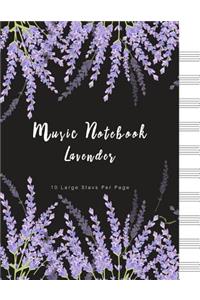 Music Notebook Lavender