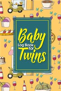 Baby Log Book for Twins