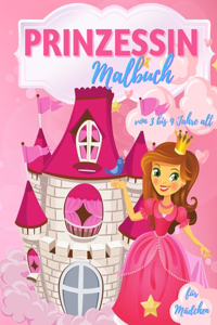 Prinzessin Färbung Buch für Mädchen im Alter von 3-9