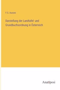 Darstellung der Landtafel- und Grundbuchsordnung in Österreich