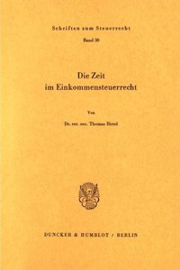 Die Zeit Im Einkommensteuerrecht