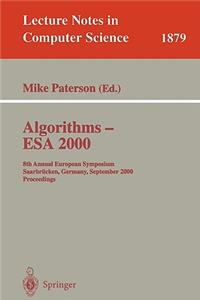 Algorithms - ESA 2000