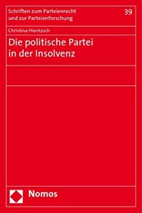 Die Politische Partei in Der Insolvenz
