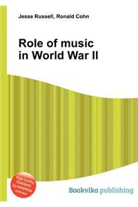 Role of Music in World War II
