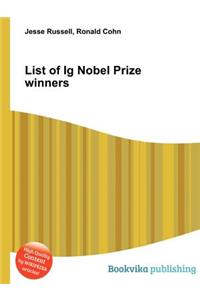 List of Ig Nobel Prize Winners