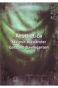 Aesthetica Scripsit Alexander Gottlieb Bavmgarten