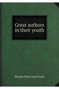 Great authors in their youth