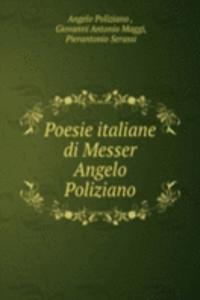Poesie italiane di Messer Angelo Poliziano