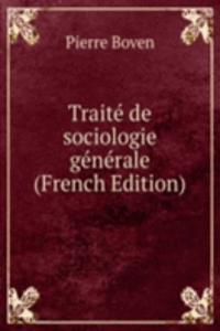 TRAIT   DE SOCIOLOGIE G  N  RALE FRENCH