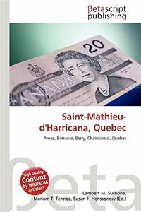 Saint-Mathieu-D'Harricana, Quebec