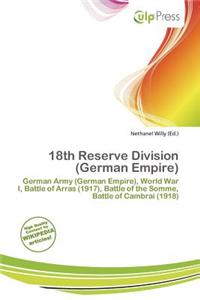 18th Reserve Division (German Empire)