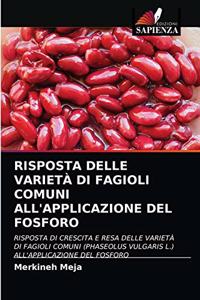 Risposta Delle Varietà Di Fagioli Comuni All'applicazione del Fosforo