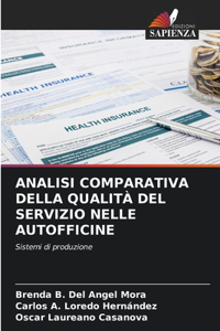 Analisi Comparativa Della Qualità del Servizio Nelle Autofficine