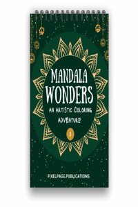 Mandla Wonders - An Artistic Colouring Adventure (A5 Size) (Mandala 03)