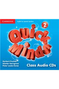 Quick Minds Level 2 Class Audio CDs Spanish Edition