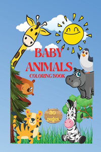 Baby Animals Coloring Book