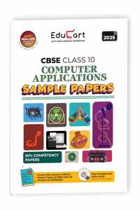 Educart CBSE Computer Application Class 10 Sample Paper 2024-25 (new 50% competency Qs) 2025