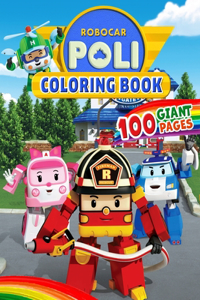 Robocar Poli Coloring Book