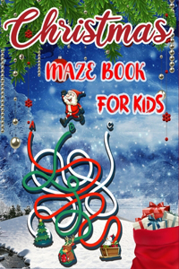 Christmas Maze Book For Kids