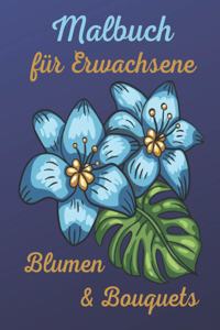 Malbuch für Erwachsene Blumen & Bouquets
