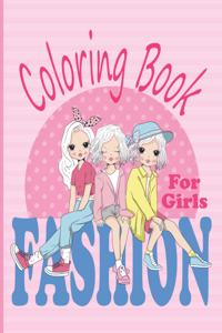 Fashion Coloring Book For Girls