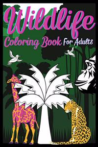 Wildlife Coloring Book For Adults