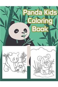 Panda Kids Coloring Book