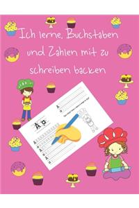 Ich lerne, Buchstaben und Zahlen mit zu schreiben backen