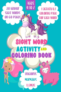 Sight Word Activity and Coloring Book