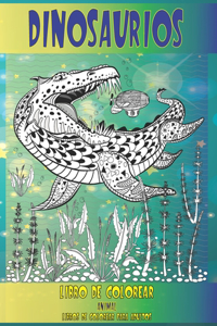 Libro de colorear - Libros de colorear para adultos - Animal - Dinosaurios