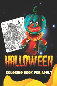 halloween coloring book for adult