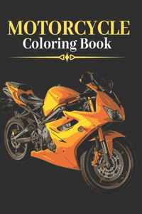 Motorcycle Coloring Book