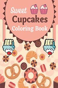 Sweet Cupcakes Coloring Book