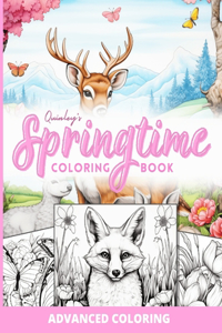 Quinley's Springtime Coloring Book for Adults, Teens, Kids, and Seniors!