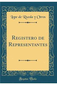 Registero de Representantes (Classic Reprint)