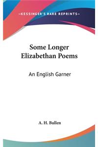 Some Longer Elizabethan Poems
