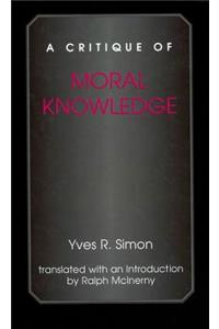 Critique of Moral Knowledge