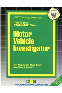 Motor Vehicle Investigator