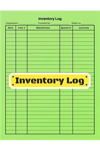 Inventory log