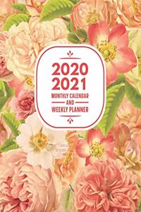 2020-2021 Monthly Calendar And Weekly Planner