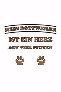 Mein Rottweiler ist ein Herz auf vier Pfoten