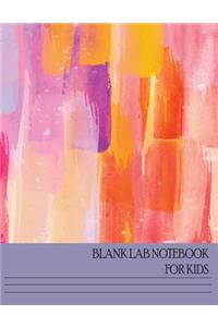 Blank Lab Notebook for Kids