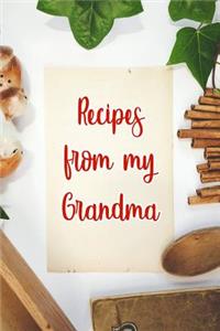 Recipes From My Grandma