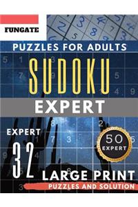 Sudoku Expert Puzzles for Adults Large Print