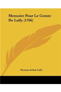 Memoire Pour Le Comte De Lally (1766)