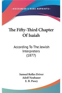The Fifty-Third Chapter Of Isaiah