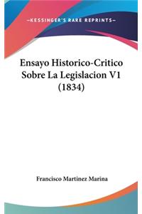 Ensayo Historico-Critico Sobre La Legislacion V1 (1834)