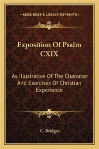 Exposition of Psalm CXIX