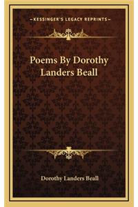 Poems by Dorothy Landers Beall