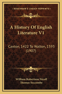 A History Of English Literature V1